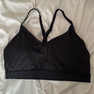 Black sports bra